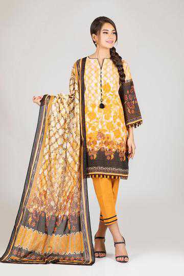 Bonanza Satrangi ASO213P27 L Orange Summer Collection 2021